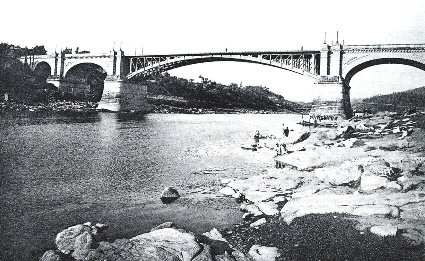 Foto ??. Outra vista da zona de baos nos anos 50-60.