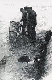 Fotografía Eliseo Alonso. Libro "Pescadores del río Miño".